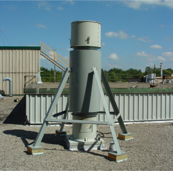 Industrial rooftop exhaust  silencer image